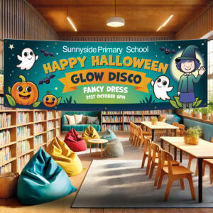 Happy Halloween Banner for Schools