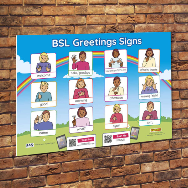 SSSBSL0034 BSL Greetings Signs